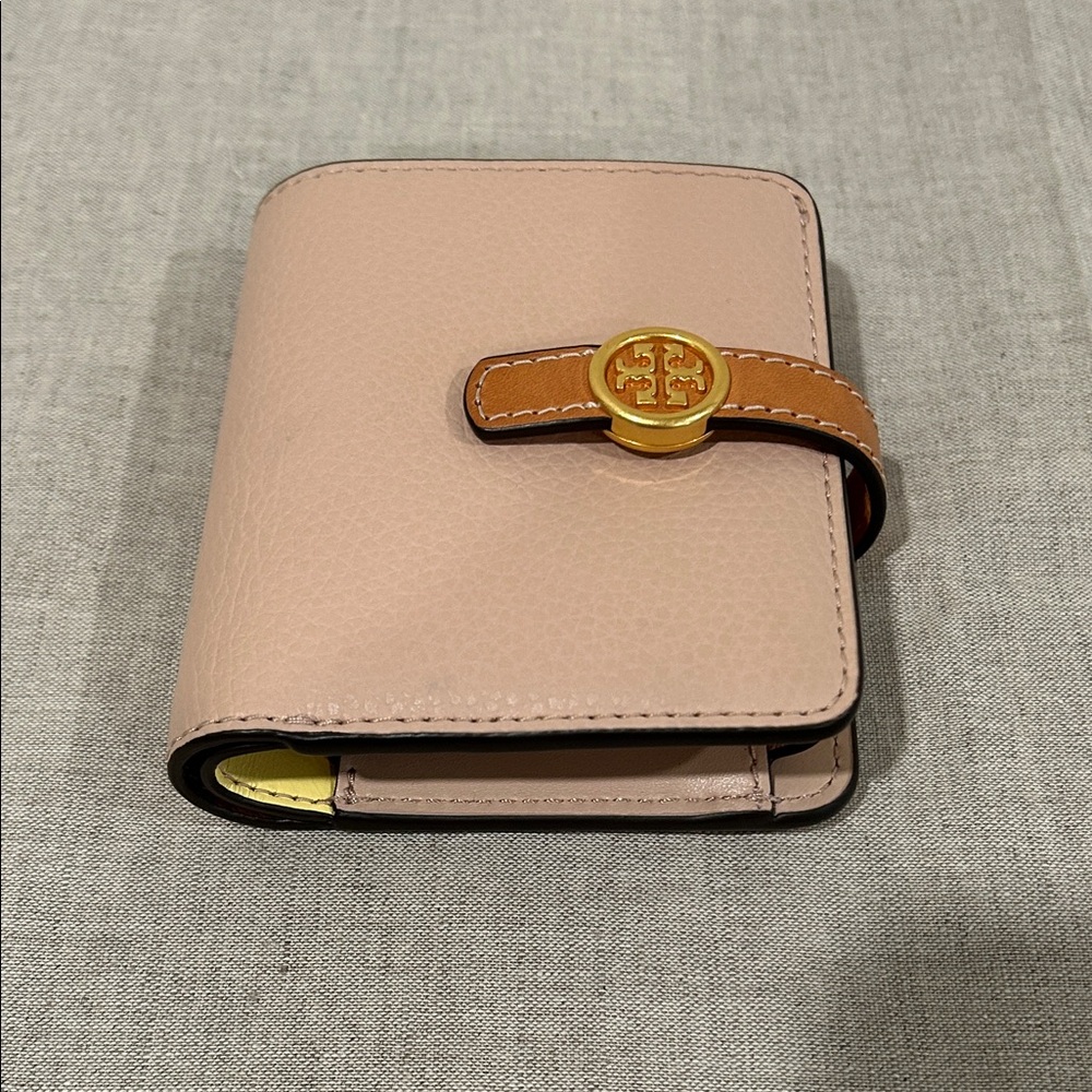 Tory Burch Pink and Tan Wallet